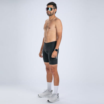 Zoot Sports TRI SHORTS 7" INSEAM Men's Core Tri 7" Fleece Chamois Short - Jet Black