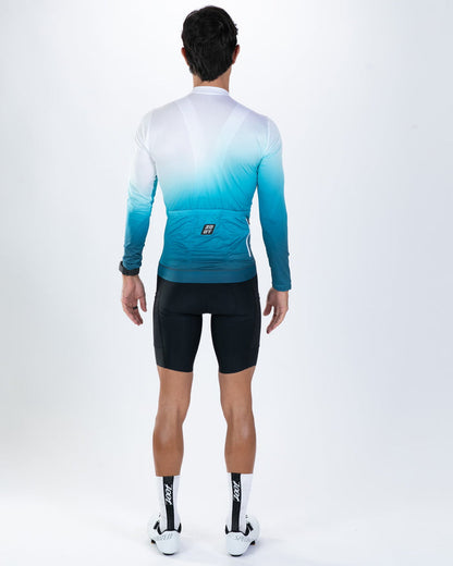 Zoot Sports CYCLE LONG SLEEVE JERSEYS Men's Elite Cycle Ls Aero Jersey - Sonic Wave