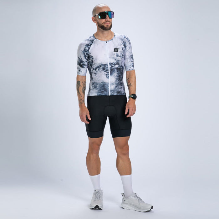 Zoot Sports TRI TOPS Men's Elite Tri Aero Jersey - Vapor White