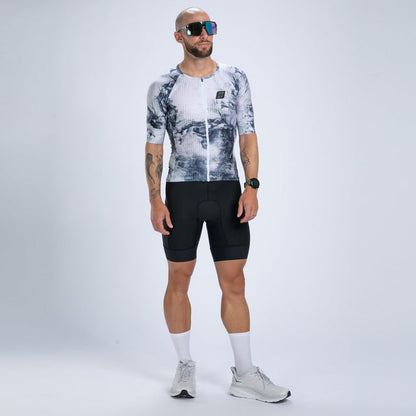 Zoot Sports TRI TOPS Men's Elite Tri Aero Jersey - Vapor White