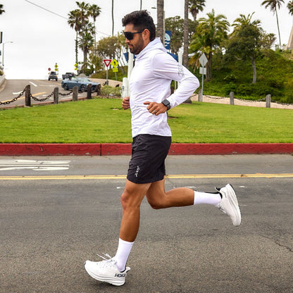 Zoot Sports LIFESTYLE Men's Ltd Run Sun Stop Hoodie - UPF White