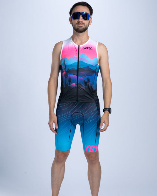 Zoot Sports TRI AERO RACESUITS Men's Ltd Tri Slvs Fz Racesuit - Elements