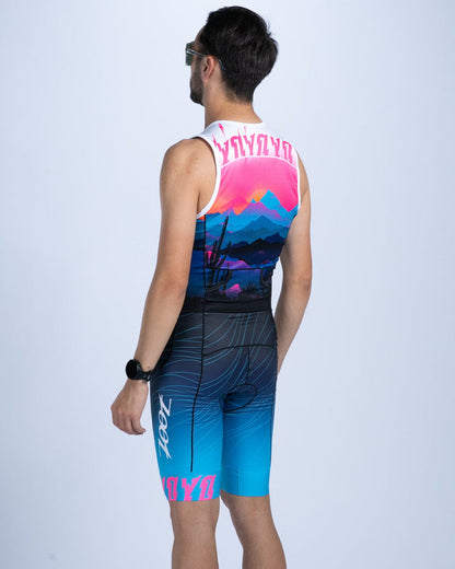 Zoot Sports TRI AERO RACESUITS Men's Ltd Tri Slvs Fz Racesuit - Elements
