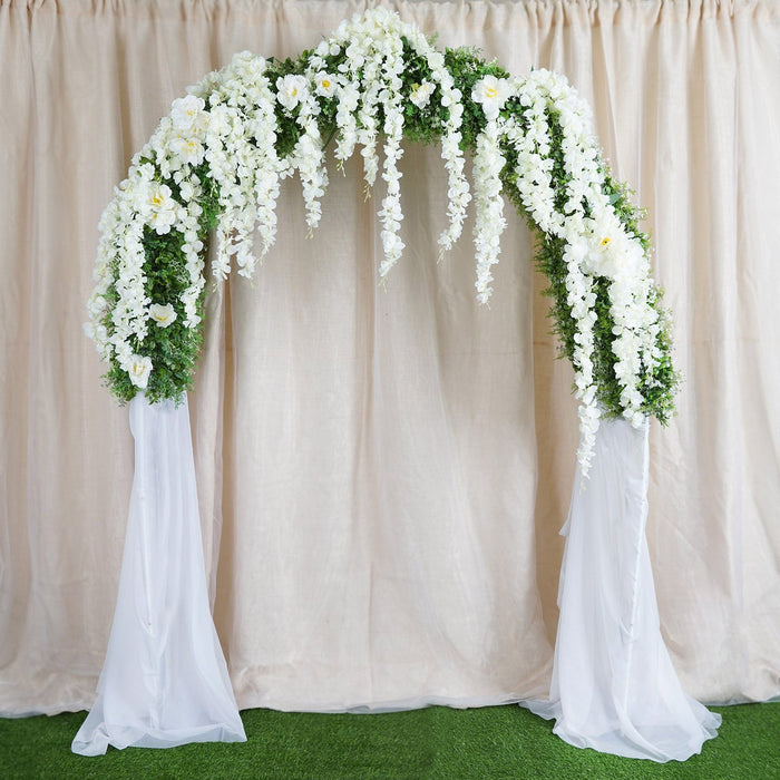 metal flower arch, backdrop stand, backdrop frame, garden arches, garden arbors#color_parent