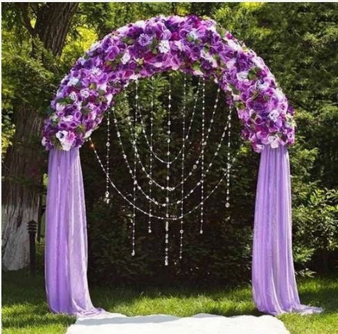 metal flower arch, backdrop stand, backdrop frame, garden arches, garden arbors#color_parent