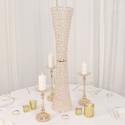 crystal flower vase, hurricane vase, glass vase, large floor vase, vase decoration#color_parent