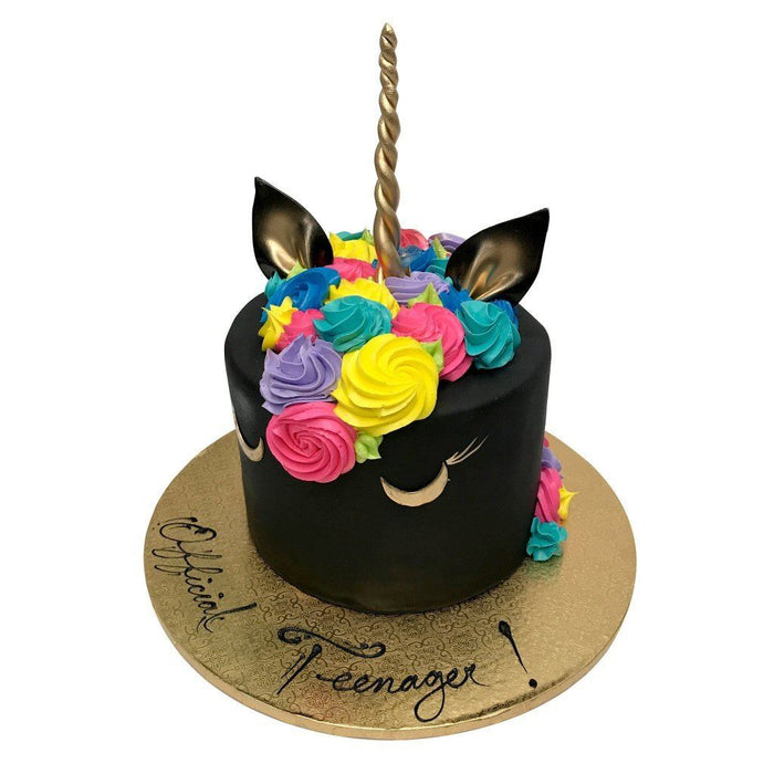 Midnight Unicorn Theme Cake Freed's Bakery
