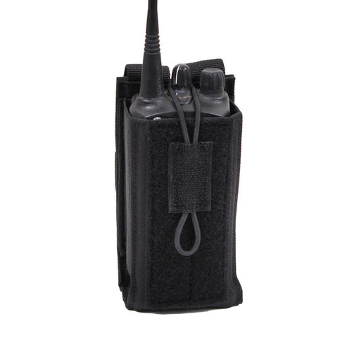 MOLLE Radio Holster Pouch Black Military Tactical