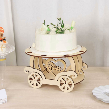 wood dessert stand, wooden cake stand, cupcake stand, carriage cake stand, cake holders#color_parent