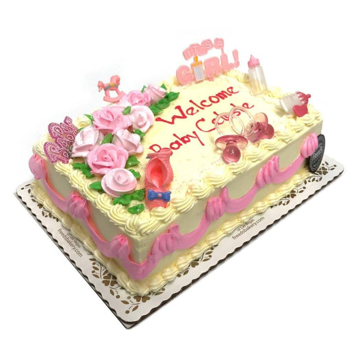 New Arrival Theme Cake Freed's Bakery