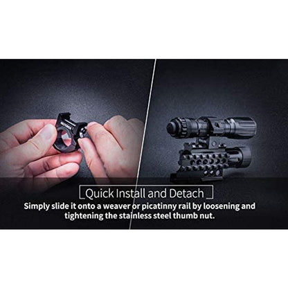 NexTorch Universal Tactical Flashlight Rifle Mount