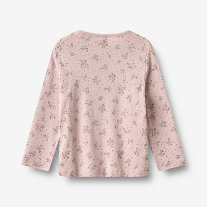 Wheat Main Nightwear Mila Home 1358 lilac flowers