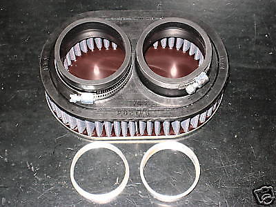 Norton Commando K & N air filter K&N dual carbs 1968 69 70 71 72 73 74 75 carb