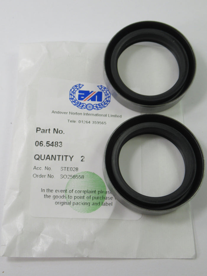 Norton fork seals 06-5483 1970-1975 850 750 Commando UK made seal set NM17713