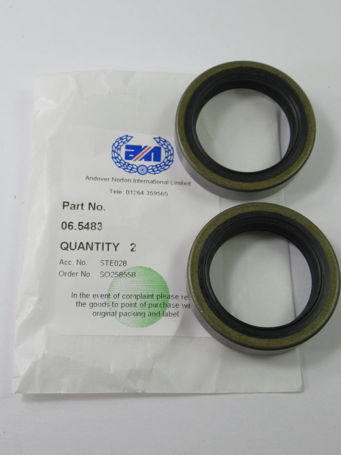 Norton fork seals 06-5483 1970-1975 850 750 Commando UK made seal set NM17713