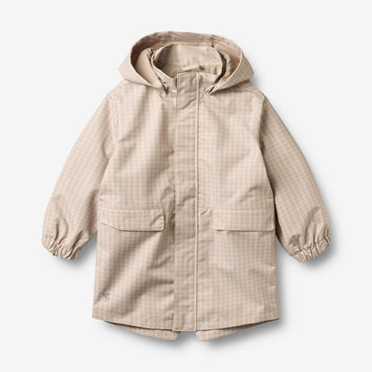 Wheat Outerwear Parka Alke Jacket 9610 stone check