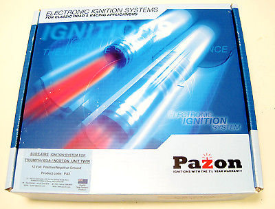 PAZON electronic ignition system Triumph Norton BSA 12V 1963 to 1979 twins