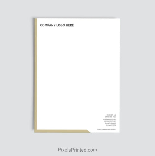 Personalized Century 21 real estate letterhead for agents and offices
