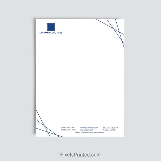 Personalized Coldwell Banker Realty real estate letterhead