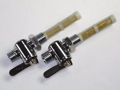 Petcocks Triumph Norton BSA fuel tap valves petcock set gas valve main reserve