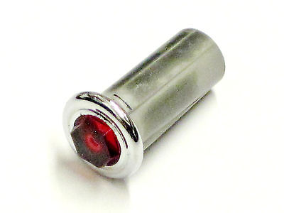 Pilot light red prism indicator Lucas 38189 Triumph Norton BSA Warning lens