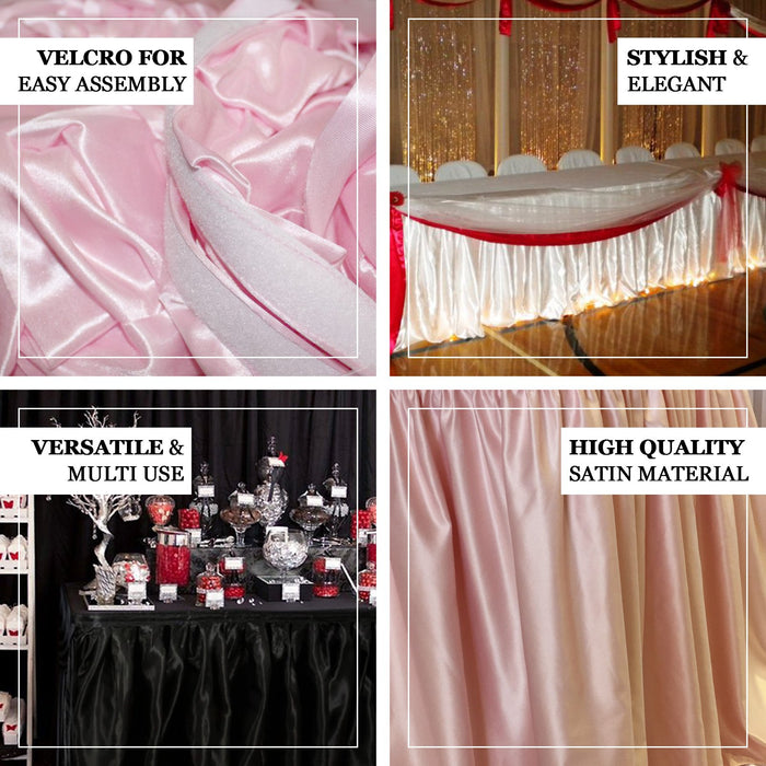 table skirt, pleated table skirt, satin table skirt, table skirt line, table skirt velcro#color_parent