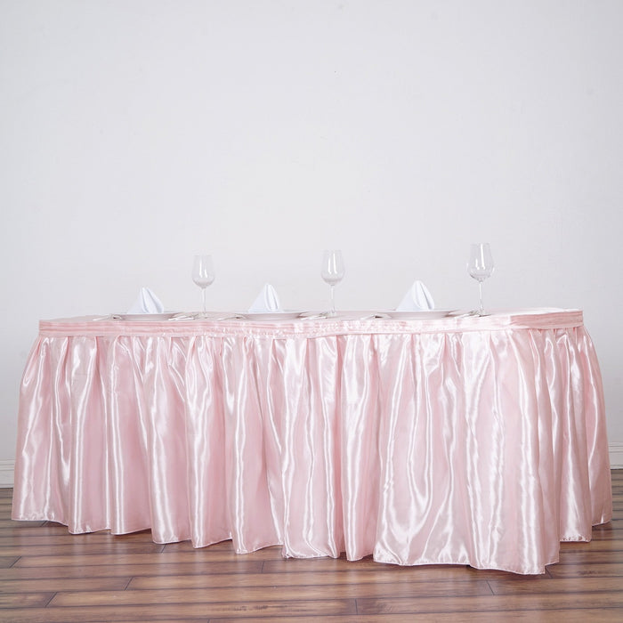 table skirt, pleated table skirt, satin table skirt, table skirt line, table skirt velcro#color_parent