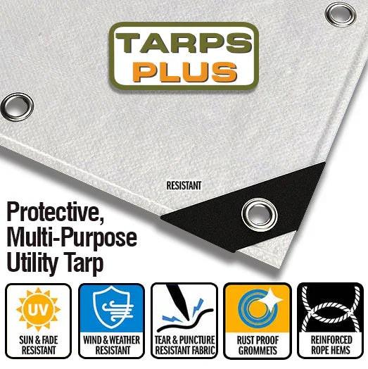 Poly Fire Retardant Tarps.