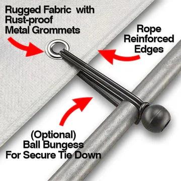 Poly Fire Retardant Tarps.