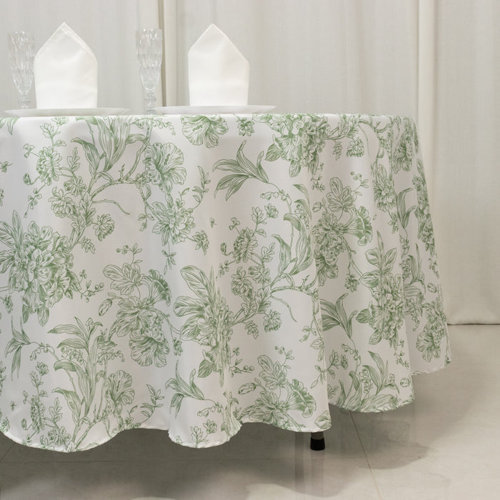 White | Dusty Sage Green