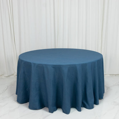 faux denim tablecloths, round tablecloths, polyester tablecloth, denim round tabecloths, faux denim polyester tablecloths#color_parent