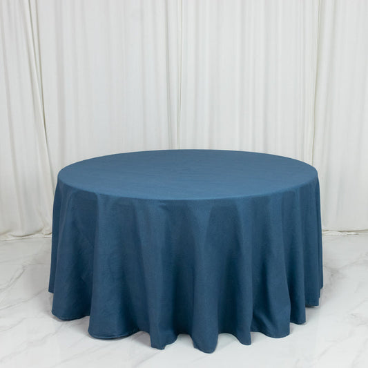 faux denim tablecloths, round tablecloths, polyester tablecloth, denim round tabecloths, faux denim polyester tablecloths#color_parent