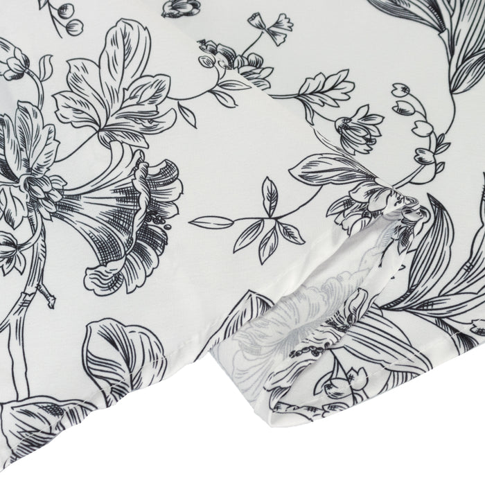 tablecloth, polyester tablecloth, round tablecloth, table cover, french toile tablecloth, floral tablecloth, table linen#color_parent