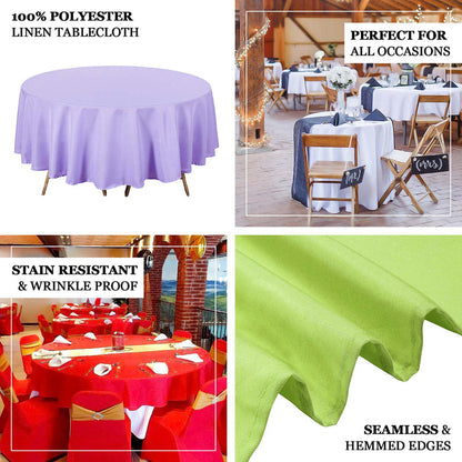 polyester tablecloths, round polyester tablecloths, decorative table covers, dining table cloth, 90 inch round tablecloth#color_parent