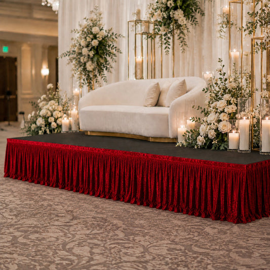 crushed velvet stage skirts, velvet stage skirts, shirred stage skirts, pleated stage skirts, stage skirts#color_parent
