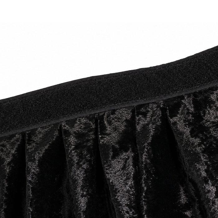 crushed velvet stage skirts, velvet stage skirts, shirred stage skirts, pleated stage skirts, stage skirts#color_parent