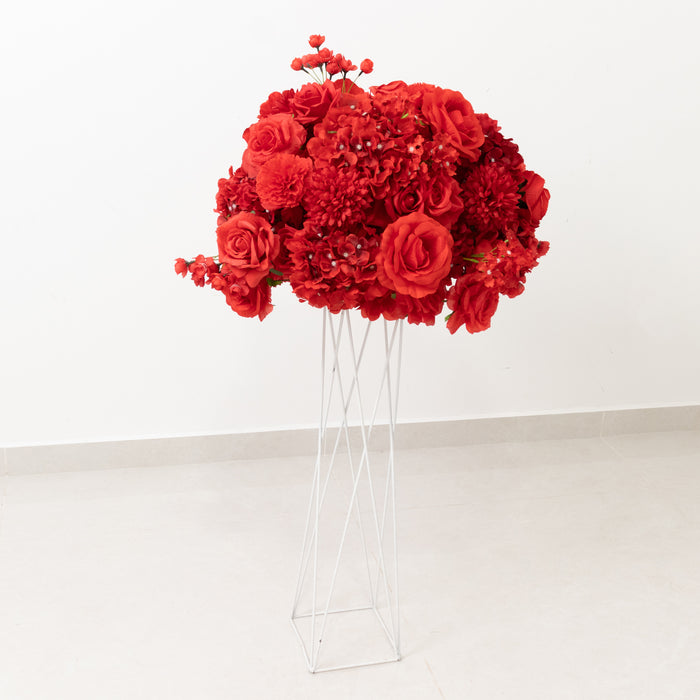 artificial flower ball, silk flower bouquet, 20 inch flower ball, floral centerpiece, faux flower arrangement, flower ball, silk flower centerpiece#color_parent