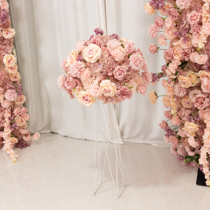 artificial flower ball, silk flower bouquet, 20 inch flower ball, floral centerpiece, faux flower arrangement, flower ball, silk flower centerpiece#color_parent
