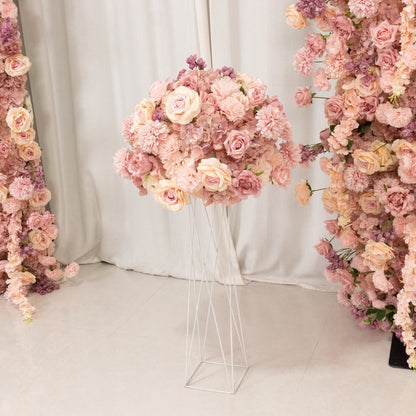 artificial flower ball, silk flower bouquet, 20 inch flower ball, floral centerpiece, faux flower arrangement, flower ball, silk flower centerpiece#color_parent