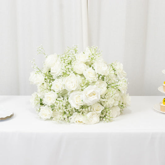 artificial rose flower ball, rose flower ball, floral centerpiece, silk rose bouquet, flower ball#color_parent