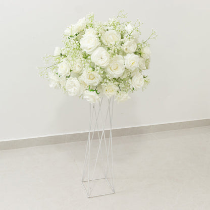 artificial rose flower ball, rose flower ball, floral centerpiece, silk rose bouquet, flower ball#color_parent