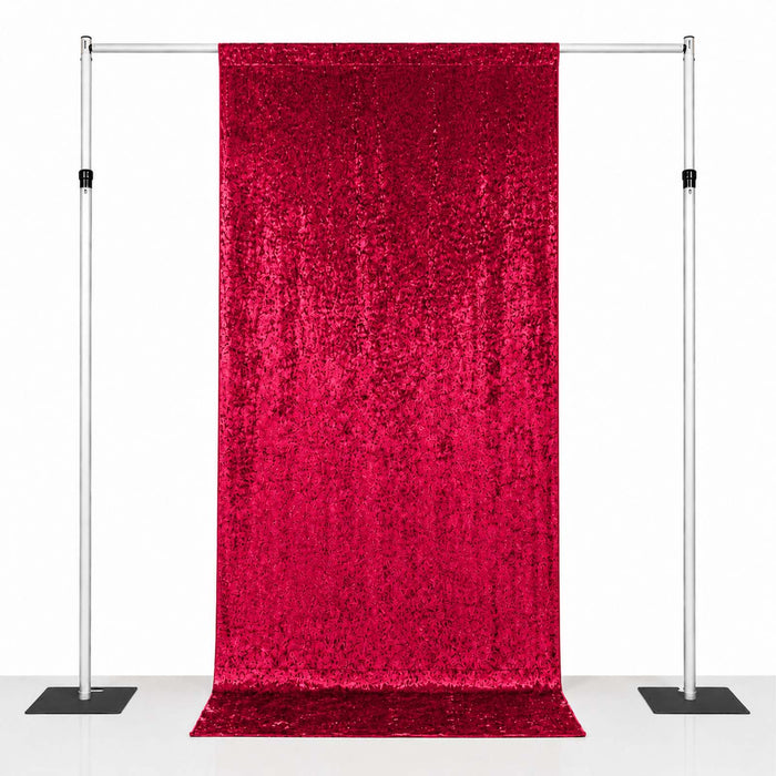 crushed velvet backdrop curtain, velvet backdrop curtain, crushed velvet drapes, backdrop curtain panel, luxury velvet backdrop#color_red