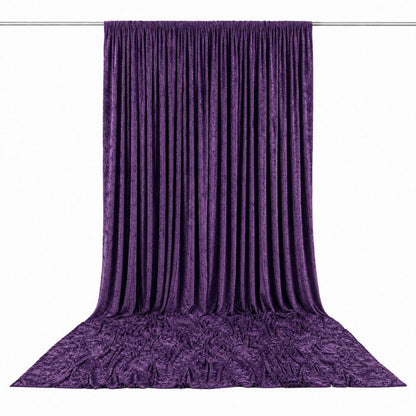 premium velvet curtain, crushed velvet backdrop curtain, velvet backdrop curtain panel, crushed velvet drapery panel, velvet curtain panel#color_purple
