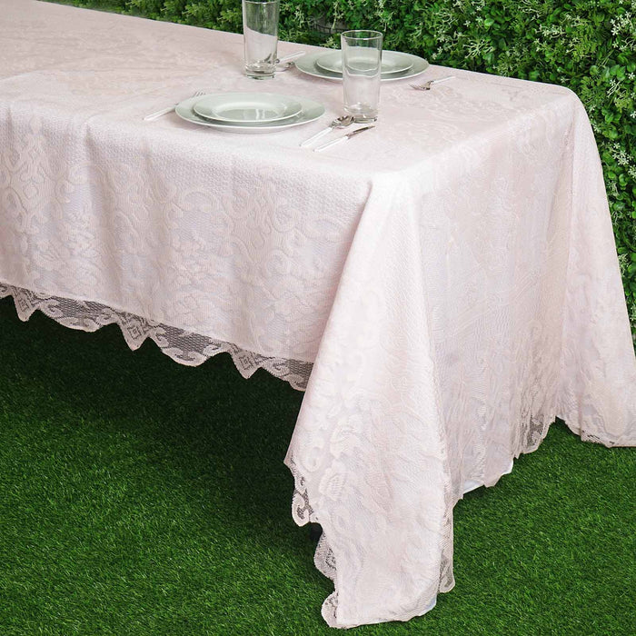 rectangle tablecloth, polyester tablecloths, lace tablecloth rectangle, floral tablecloth, vintage lace tablecloths#color_parent