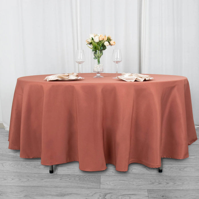 round polyester tablecloths, linentablecloth polyester tablecloth, decorative table covers, 108 inch round tablecloth, premium polyester tablecloth#color_parent