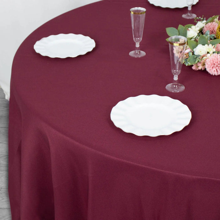 round polyester tablecloths, linentablecloth polyester tablecloth, decorative table covers, 108 inch round tablecloth, premium polyester tablecloth#color_parent