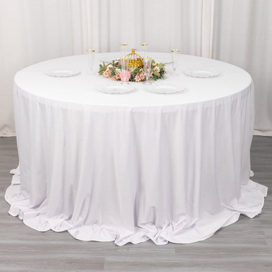 polyester, scuba tablecloth, round tablecloth, wrinkle free tablecloths, table cover#color_parent
