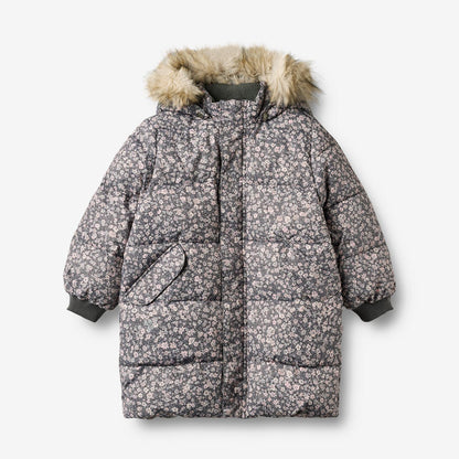 Wheat Outerwear Puffer Jacket Vinteren Jacket 9670 dark charcoal flowers