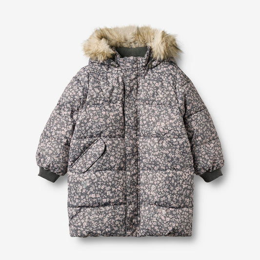 Wheat Outerwear Puffer Jacket Vinteren Jacket 9670 dark charcoal flowers