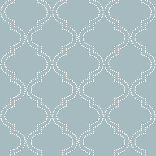 Quatrefoil P&S Wallpaper by WallPops